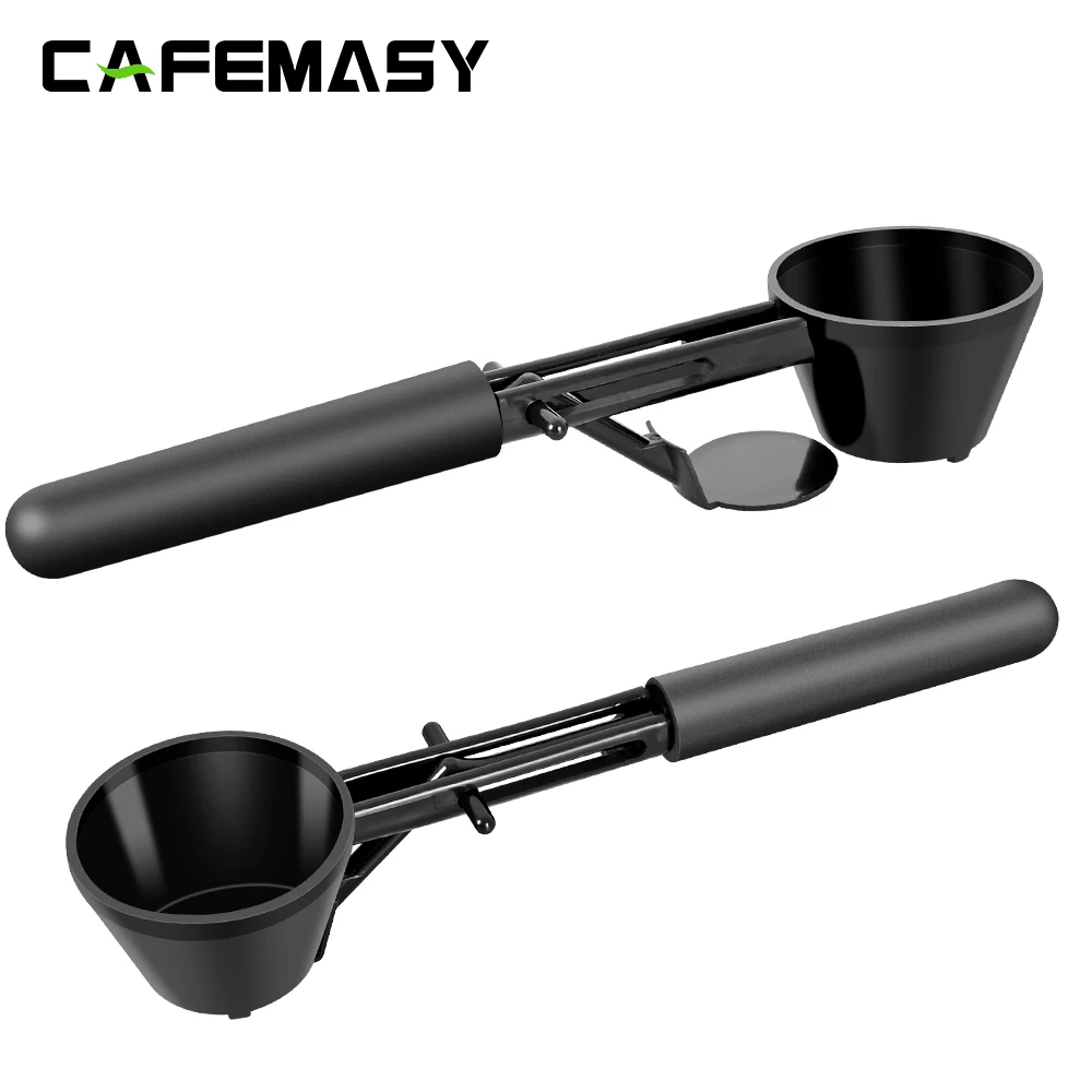 Coffee Scoop Funnel for filling Reusable K-cup Coffee Pot Coffee Spoon Sliding Design Measuring Spoon Kitchen Accessories