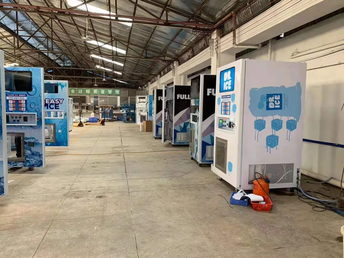 Double Use Water Dispenser Ice Maker Vending Machine