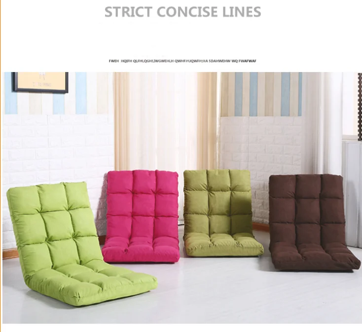 Modern Nordic style leisure floor lazy sofa recliner folding game chair sofa bed