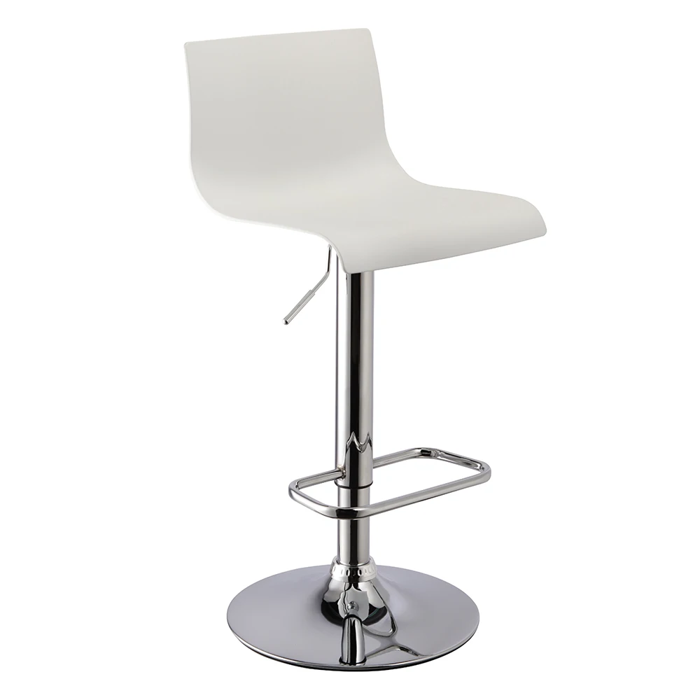 Luxury nordic modern adjustable  plastic bar stool bar chairs for kitchen