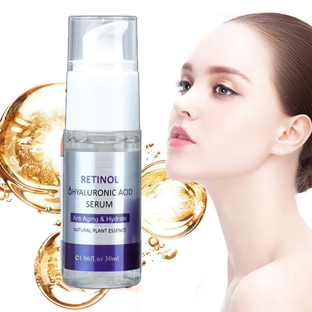 
High Quality Face Antioxidation Retinol Hyaluronic Acid Serum 