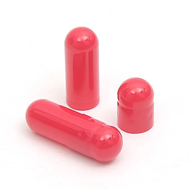 Лидер продаж, капсулы желатина красного цвета разделены на 000