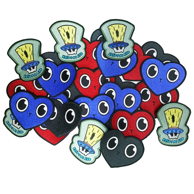 Custom Logo Embroidered Patches Badges Chenille Iron-on Clothing T-shirt Embroidery Patch 1-3 Day Sample Time