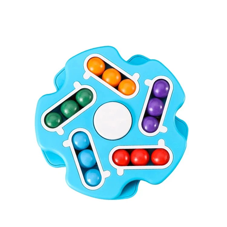 Decompression Rotating Magic Bean Toys Rotating Small Beads Fidget Spinner Magic Cube Toys