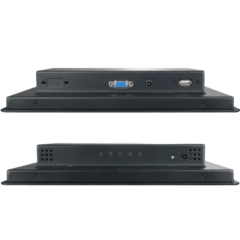 High quality 15 inch 1400*1050 positive screen industrial panel PC mini monitor with Resistive touch VGA interface factory Price