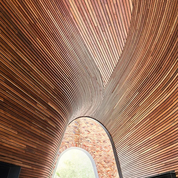 ACEPLATE Strip Ceilings Flexible Operation Suspended Aluminum Modern Rectangle Hotel Aluminum Perforated Ceiling Panel 300mm