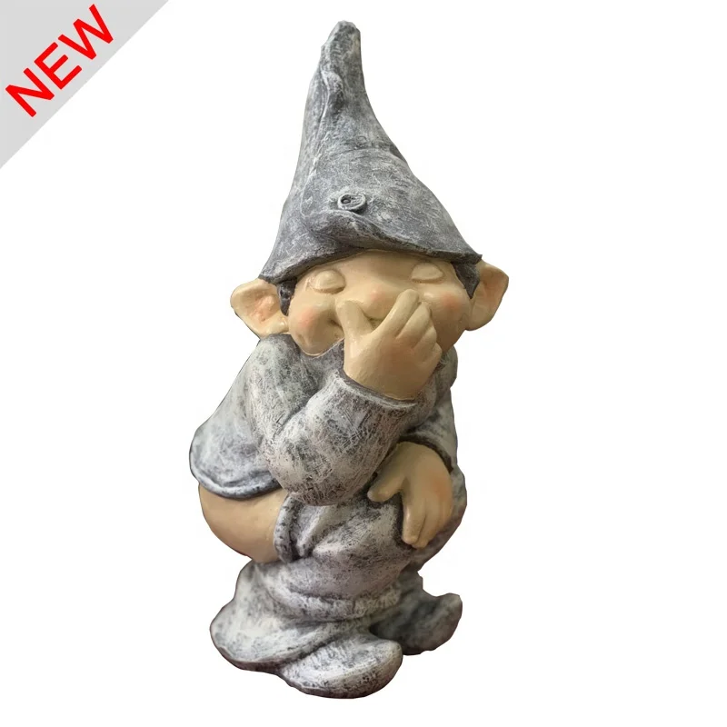 Лидер продаж на Amazon, полимерные забавные садовые фигурки гномов 15,5 дюйма, украшение для сада