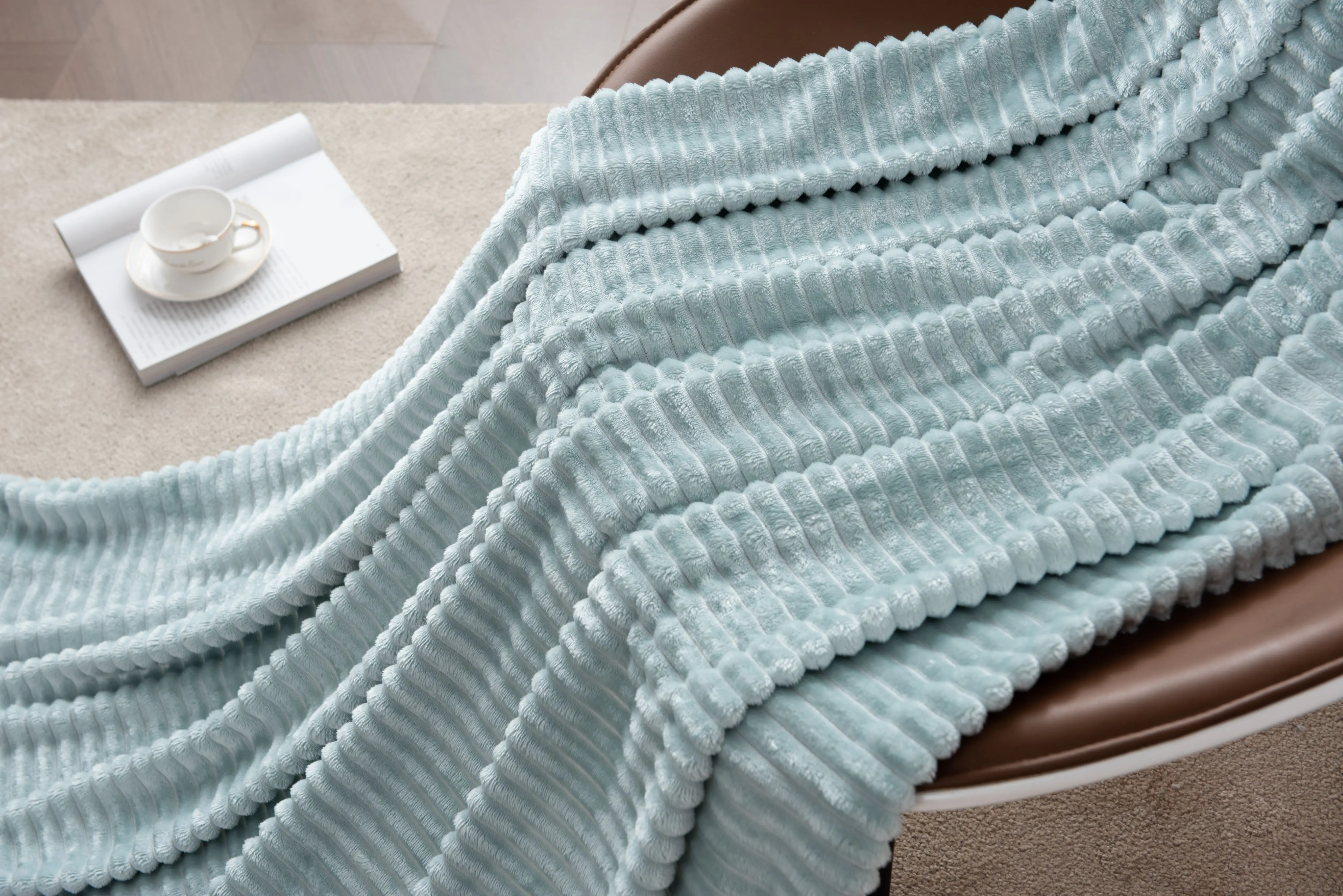 Factory Directly Provide Custom cut and sew softened 100% Polyester  new born baby print swaddle blanket