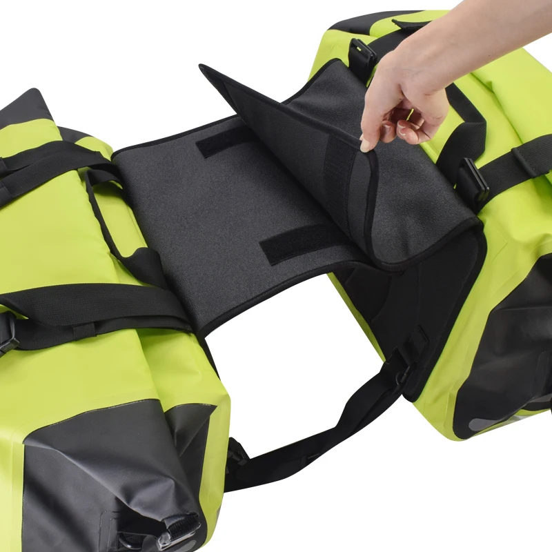 Dry Seat Storage Motorbike Saddle Bags  Sport Motorcycles Tail Bag Large PVC Waterproof Luggage Bag