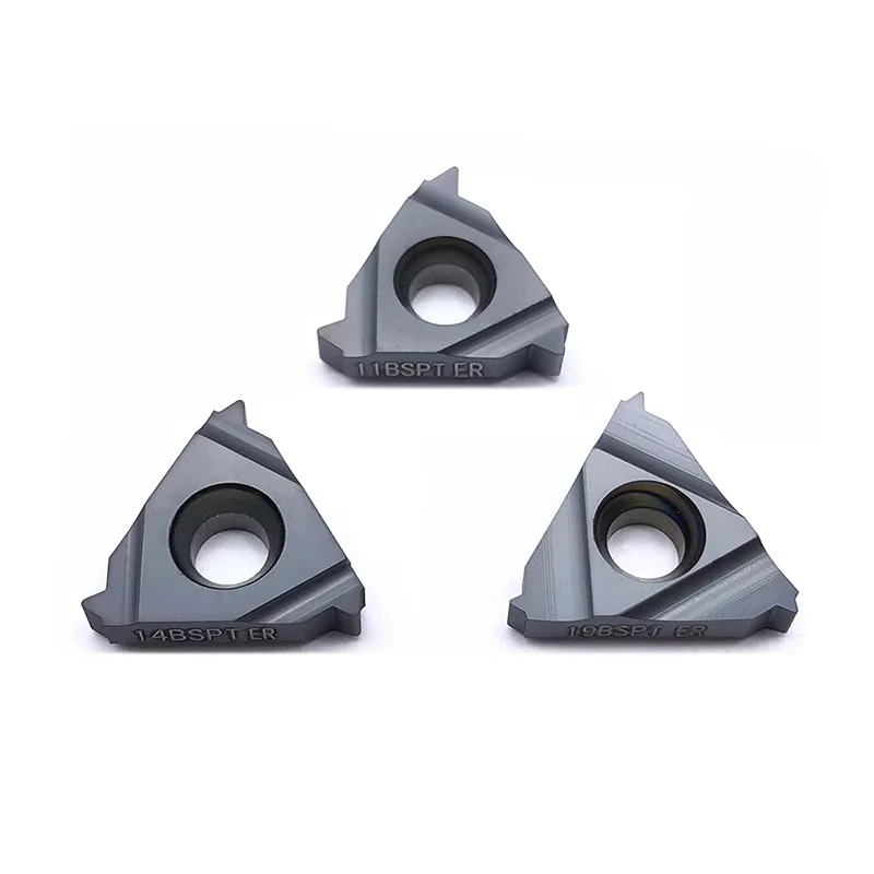 16IR 16ER 11BSPT 14BSPT 19BSPT Threaded Tungsten Carbide Inserts Stainless Steel and Steel