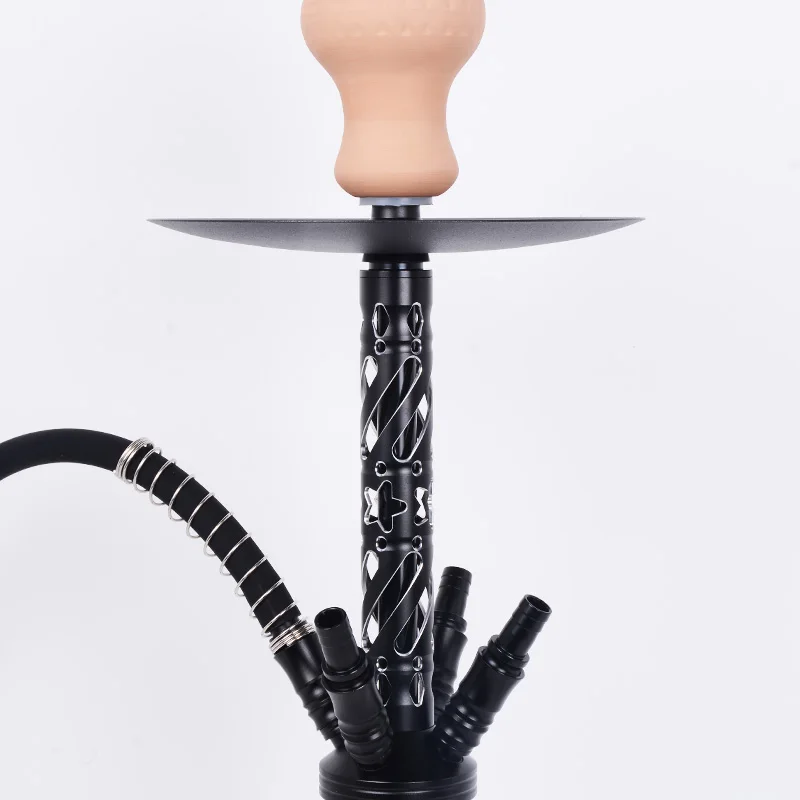Hot Sale 55cm Luxury Style Bar Four Hole Arabic Hookah Shisha Complete Set