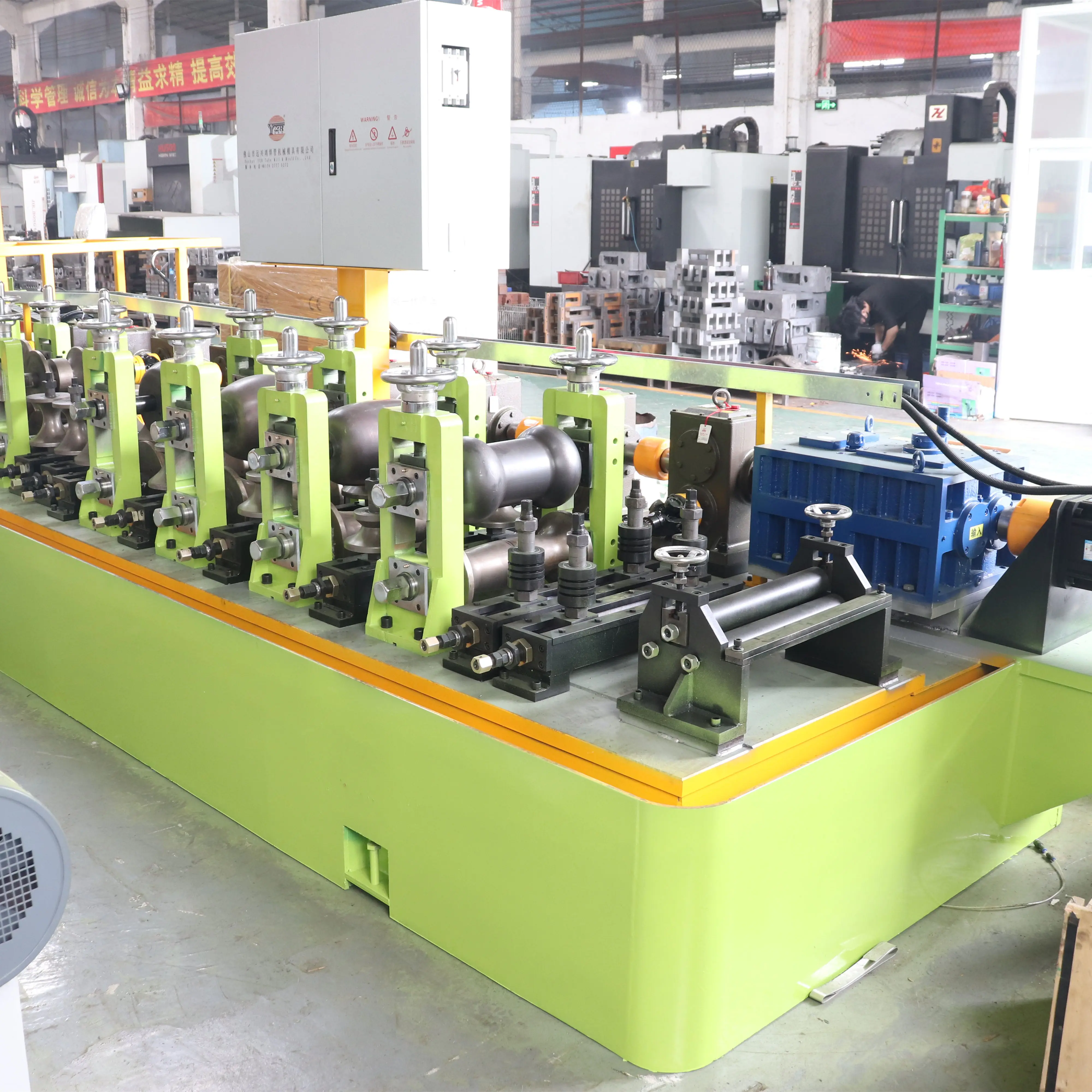 Uzbekistan High Safety Level Ms Pipe Factory Pipe Manufacturing Machinery and Pipe Cutting Machine