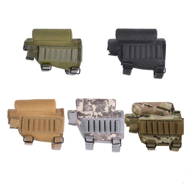 High Quality Hunting Shooting Tactical Cheek Rest Pad With 7 Shells Holder