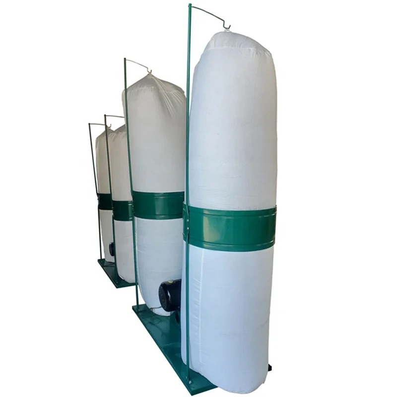 
Low Price Electric Double Bag Wood Dust Collector For Woodworking Machine 