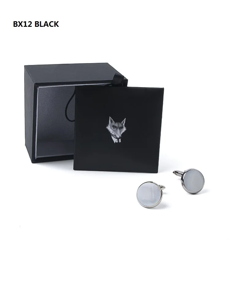 
Custom Logo Luxury Leather Decoration Man Tie Cufflinks Packaging Box 