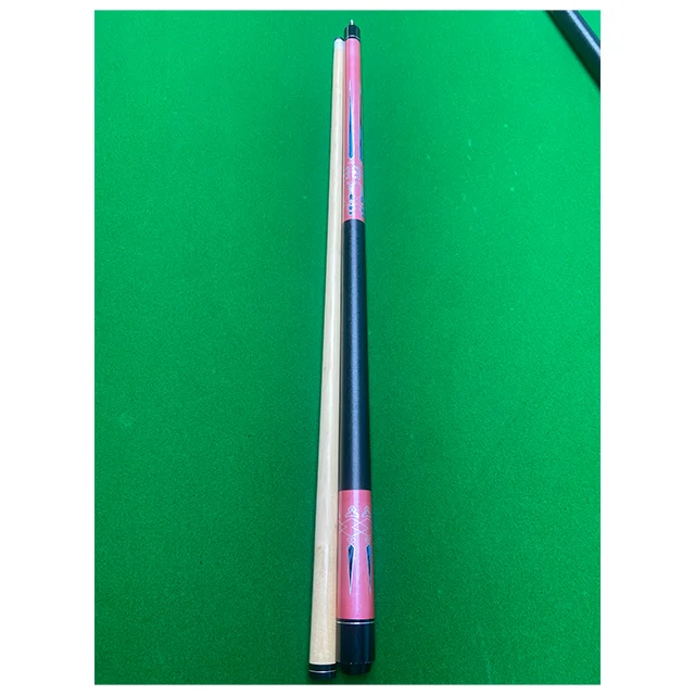 Cheap Wholesale 2-piece Pink Wood Pool Cues Snooker Club 57inch Billiard Cue Stick