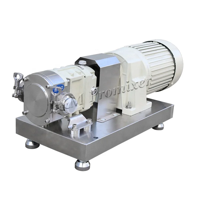 Hardware equipment medical food grade stainless steel high-viscosity sauce conveying cam rotor homogenizing pump