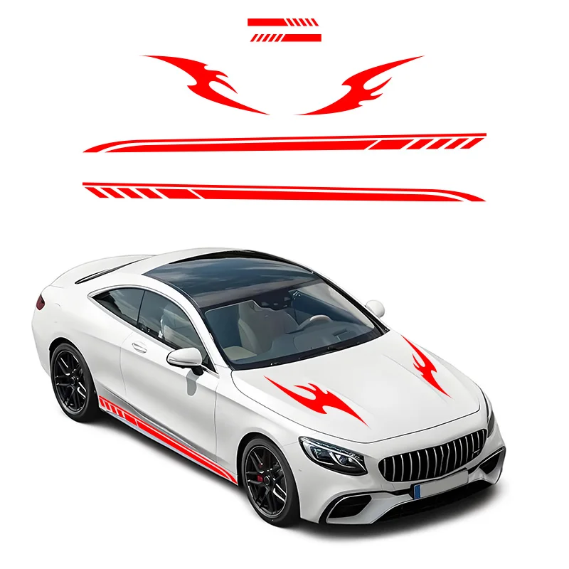 Car Stickers For Mercedes Benz Smart Forease Fortwo Fourjoy Forspeed Graphics Stripes Style Vinyl Decals Auto Tuning Accessories