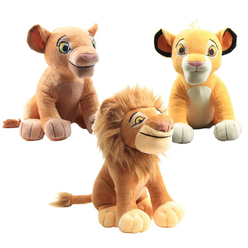JM New style Animal King Simba plush toy simulation doll throw pillow wholesale