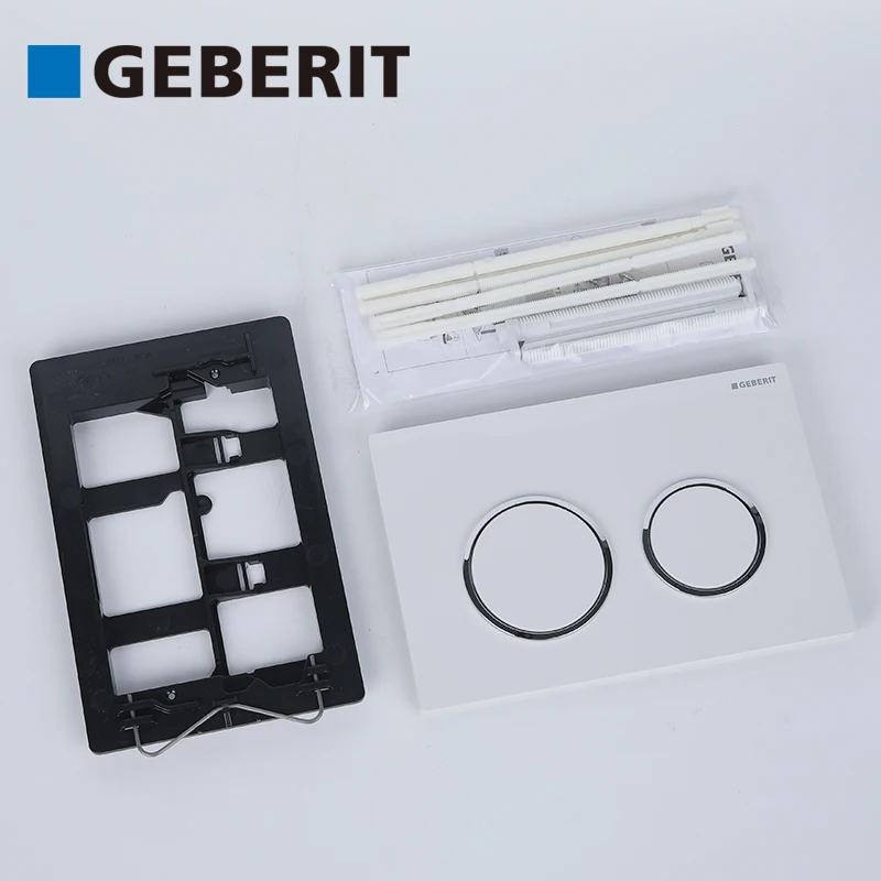 Kappa21 White Button Plate For Concealed Cistern In-wall Cistern Modern Bathroom For Wall Hung Toilet