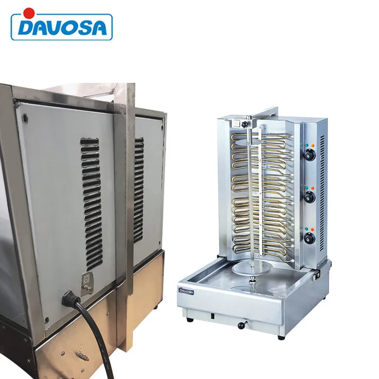 snack shop restaurant electric 220v doner kebab making machine