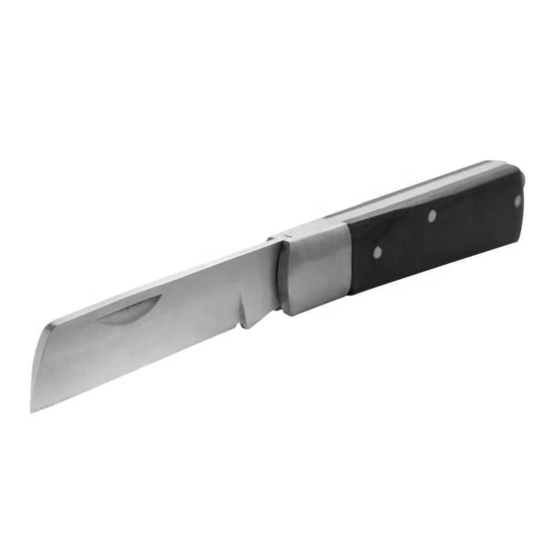 Custom Logo Folding Stainless Steel Garden Grafting Knife Utility Blade Hunting Cutting Tactical EDC Knife