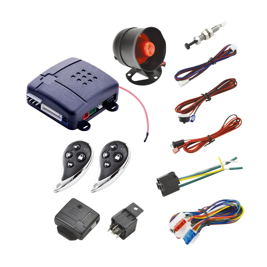 Factory Wholesale universal 433/315mhz Easy install ignition alarm car and Keyless Entry Function for octopus car alarm system