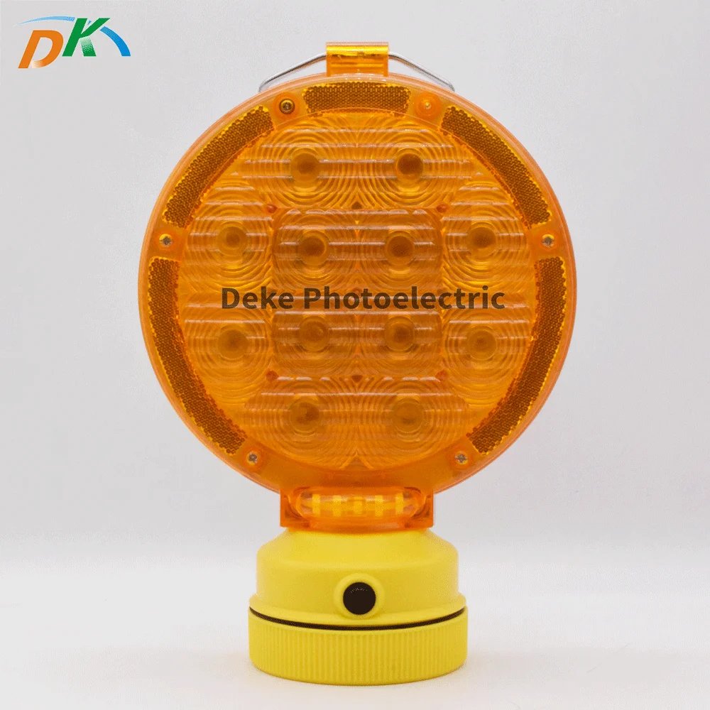 DK high brightness safety traffic warning barricade light road construction led warning light