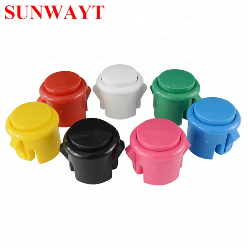 Baolian Factory Прямая оптовая продажа 30 мм SANWA Стиль Мгновенный кнопочный переключатель аркадная игра кнопка со встроенным микропереключателем