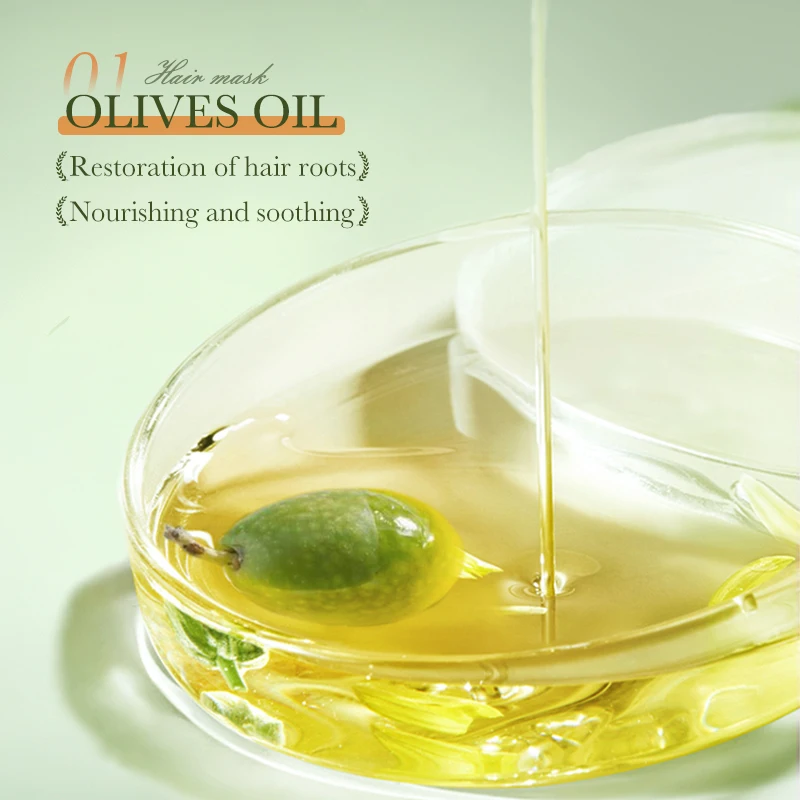 OEM SADOER Private Label Intensive Deep Organic Repair Smooth Hair Care Products Natural Olive Oil Hair Mask