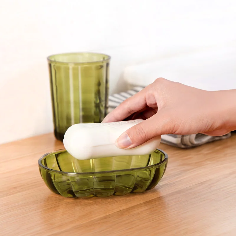 Guangzhou popular bathroom plastic soap holder with good price