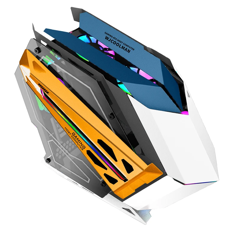 Новое поступление витрина ПК мини Atx M-ATX игровая башня настольный компьютер чехлы с цветовой моделью RGB вентиляторы