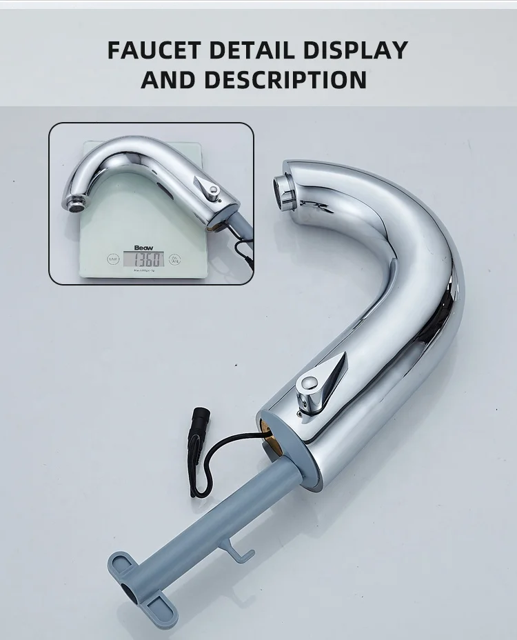 Smart Infrared Sensor Kitchen Automatic Faucet Sensor High Quality Brass Modern Touchless Faucet Polished Basin Faucets