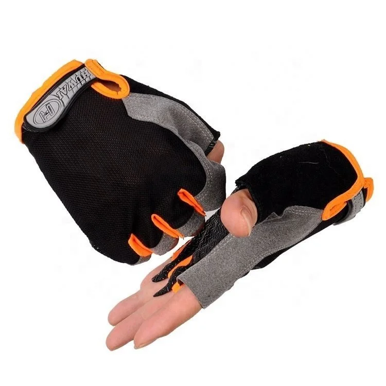 
Sports Football Gloves Multifunctional Sports Glove Mesh Half-finger Gloves 