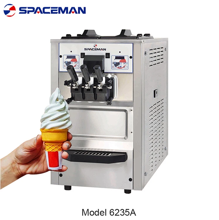 SPACEMAN brand frozen yogurt business machine commercial mini frozen yogurt machine