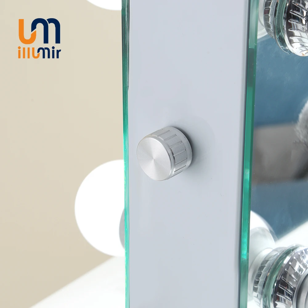 ILLUMIR CE Hollywood Makeup Vanity Mirror Led With Light Bulbs  For Barber Shop Beauty Salon Station