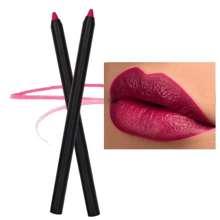 N09 оптовая продажа OEM кремовый карандаш для губ водонепроницаемый длинный карандаш для губ фирменная марка красный карандаш для губ