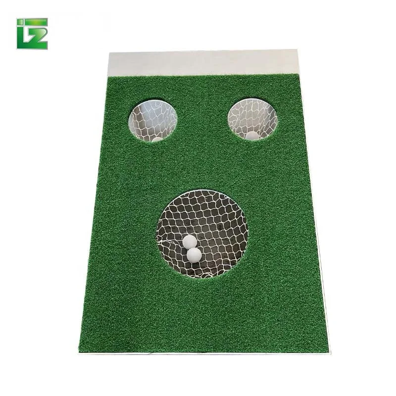 Portable Easy Installation Golf Corn Hole Chipping Game Set Accept Custom  Logo Golf Chipping Game Board Set For 2 People