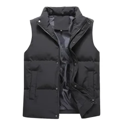 Wholesale Unisex Breathable Stand Collar Down Puffer Vest Men Vest for Men