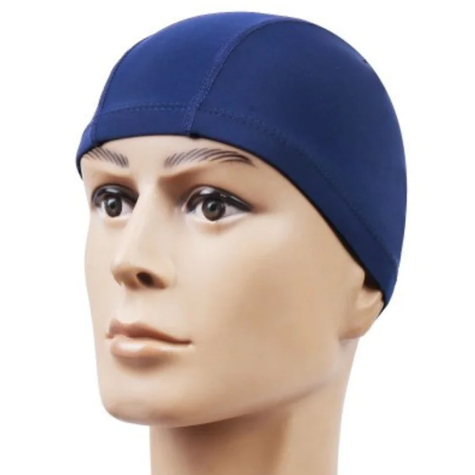 Low price Customized Logo Bathing Hat Boys Swimming Hats Stretch Milk Silk Hats