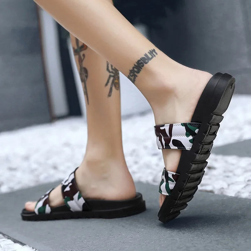 Hot Selling High Quality Products New Models Leather Eva Men Slippers For Men Outdoor