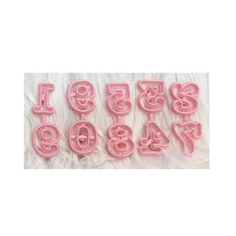
28PCS English Letter Upper and Lower Case Plastic Biscuit Moulding Mould Number Chocolate Cake Fondant Cutting Mould Accessories 