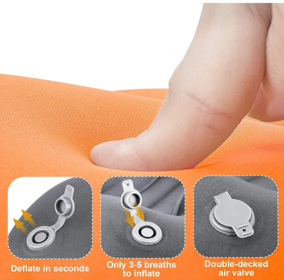 light weight camping hiking inflatable pillow for hammock