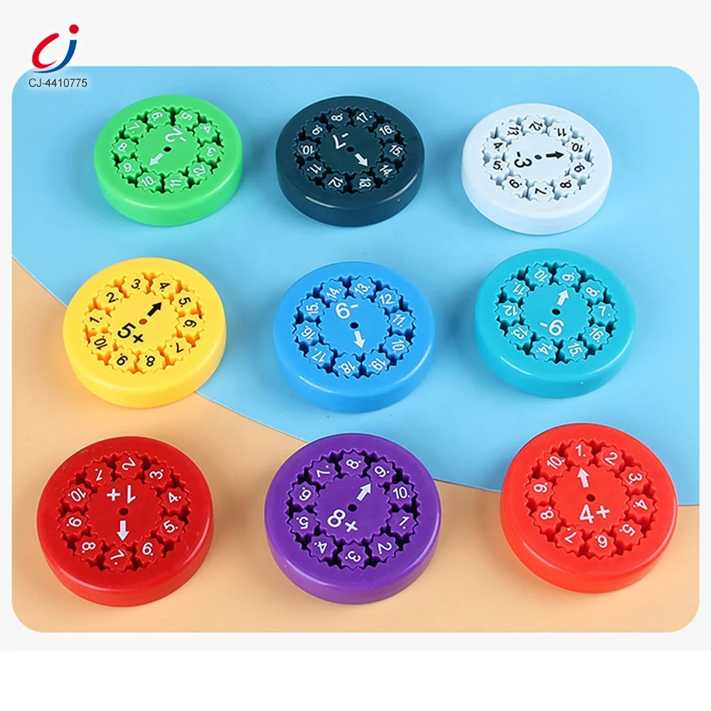 Chengji Fidget Spinner Toy Set Digital Gyroscopes Mathematics Toy for Kids Math Fidget Spinner Math Counting