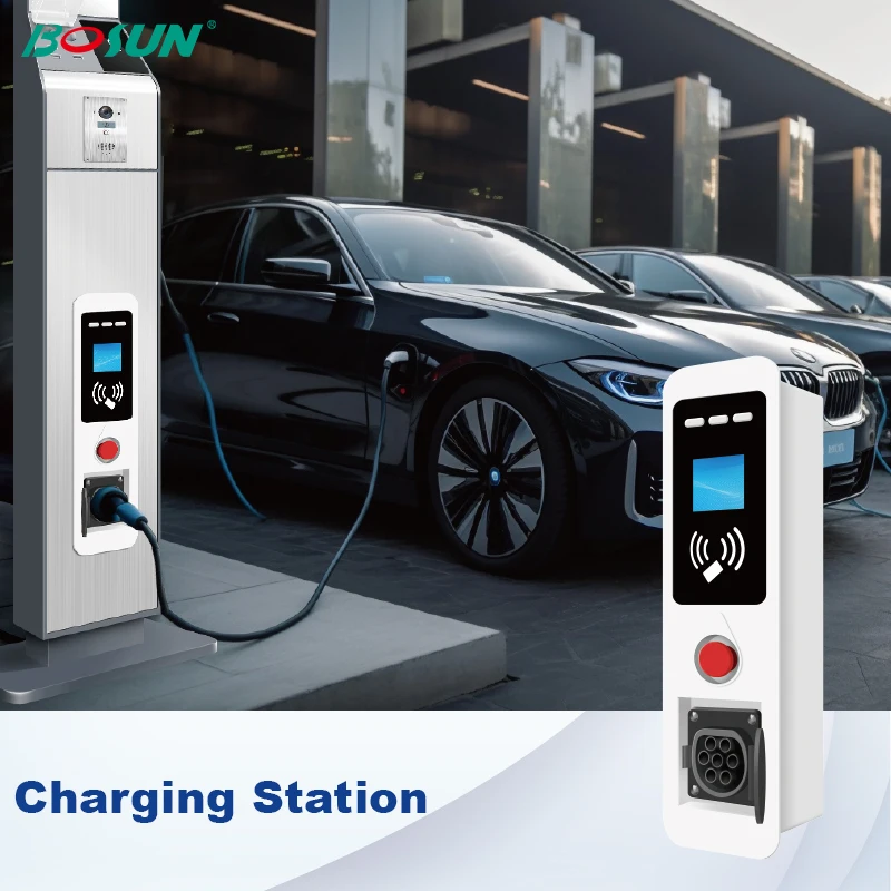 Gebosun smart pole new design street light pole with camera cctv for smart city