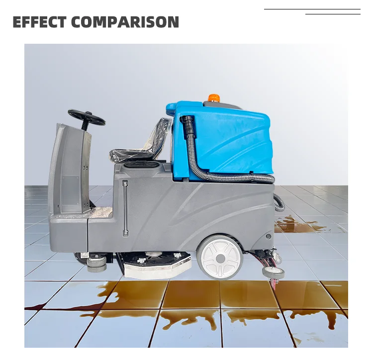 Factory Direct Selling Large Floor Cleaning Machines Durable Quality Industrial Floor Scrubber Ride On For Parking Lot