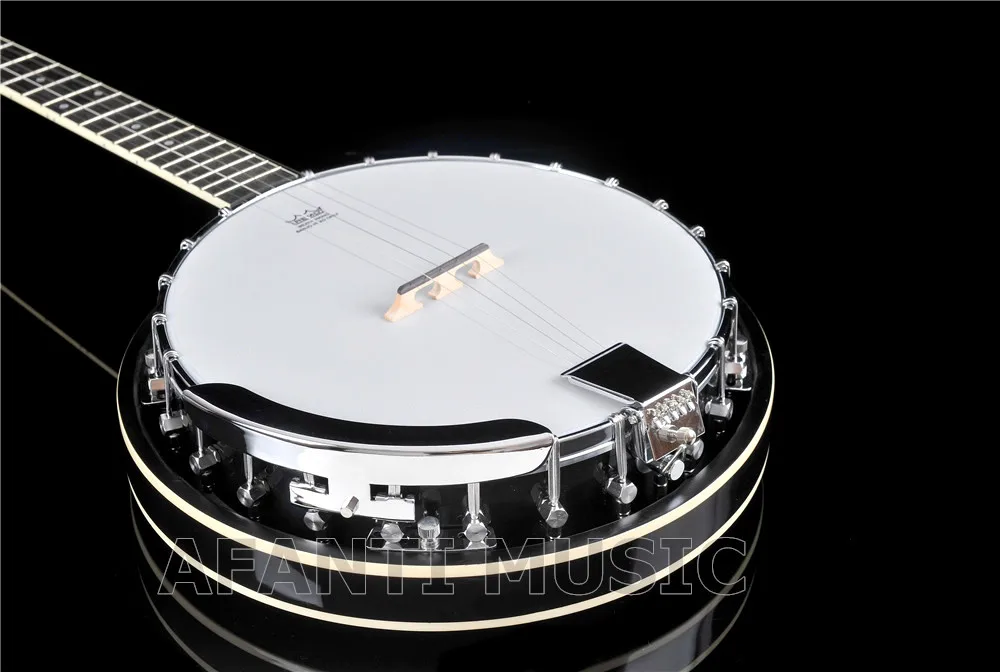 Blue Grass cheap price Afanti black color 5 Strings banjo musical instruments