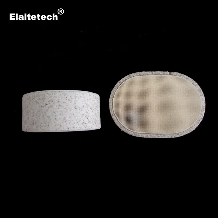 Non intumescent ceramic fiber support mat for protect various catalytic converters