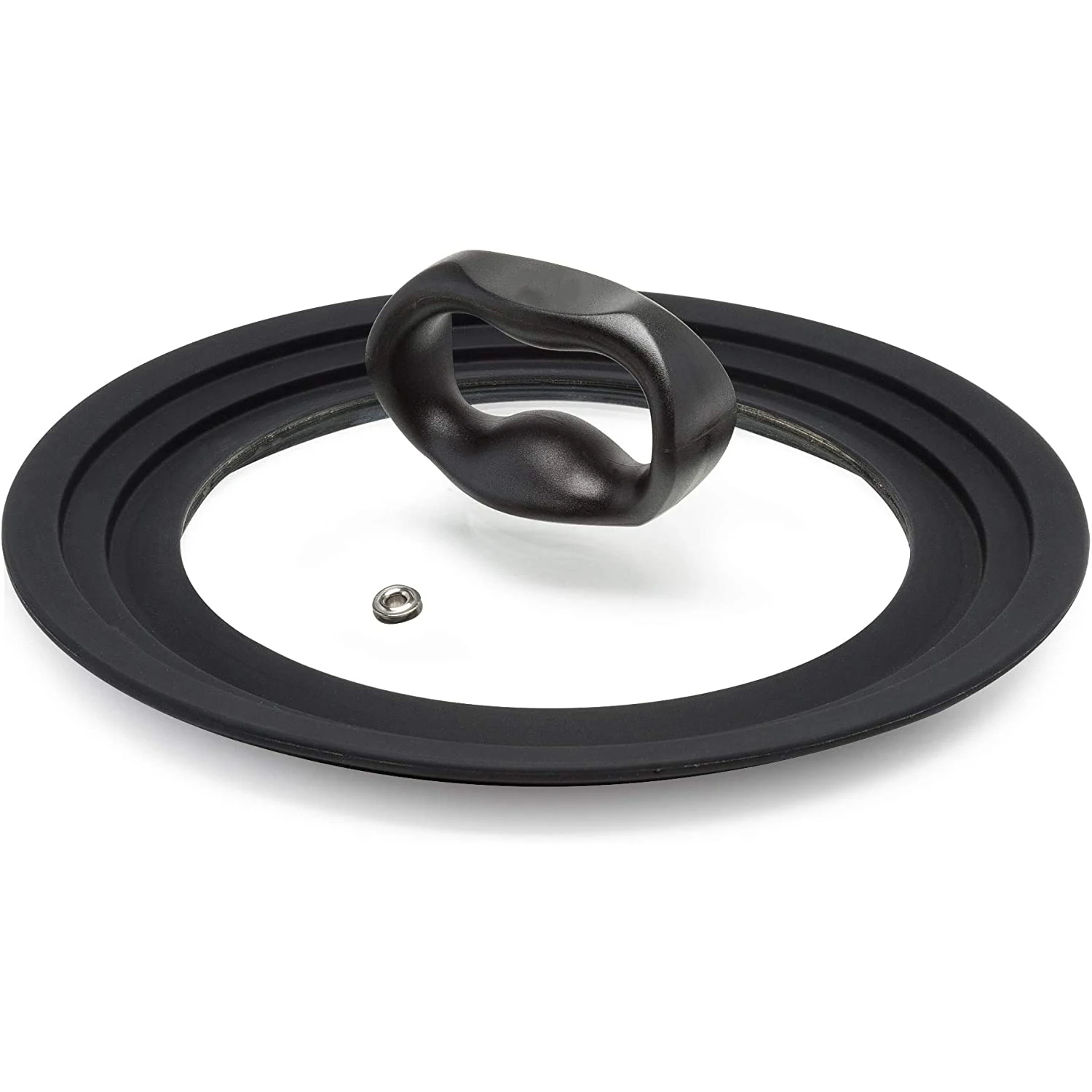 
Dishwasher Safe 6 7 8 inch Universal Pots Pans Skillets Vented Heat Resistant Silicone Rim Tempered Glass Replacement Lid 