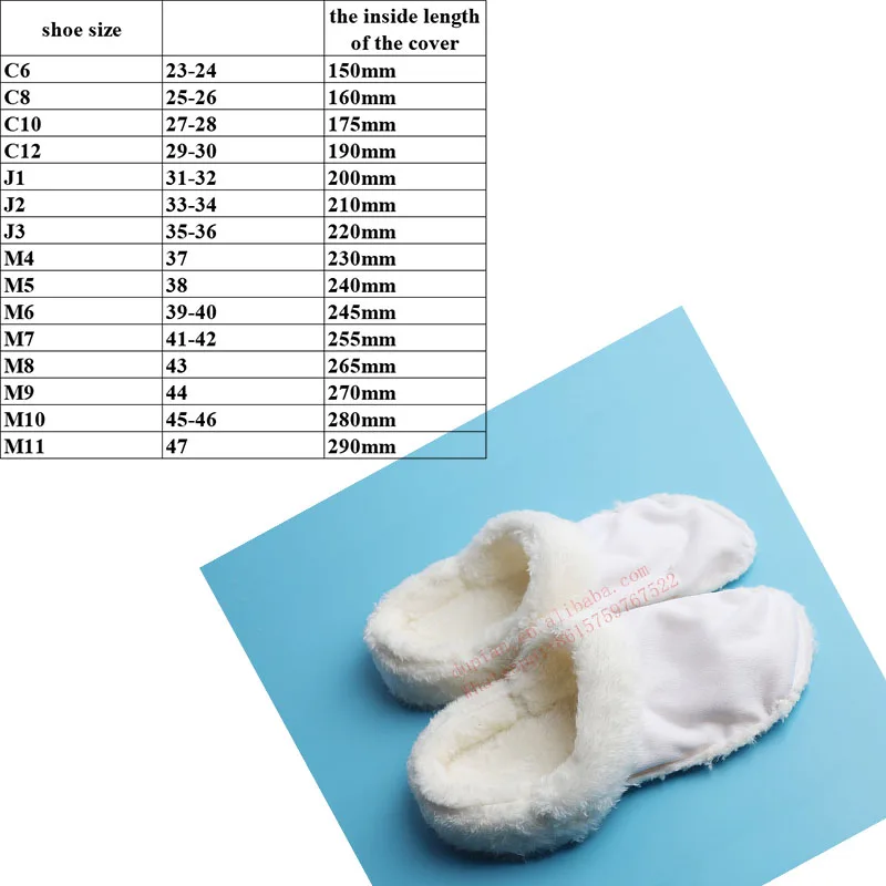 Wholesale Autumn Winter clog Shoes Cotton Cover With Fleece Lining Disassembled And Washed Custom Warm Insoles shoe Accessories